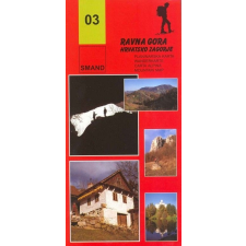 Planinarska karta 03. Ravna Gora turista térkép Planinarska karta térkép