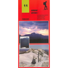 Planinarska karta 11. Gorski Kotar turista térkép Smand 2013 1:30 000 térkép