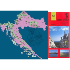 Planinarska karta 12. Gorski Kotar turista térkép Smand 1:30 000 2012 térkép