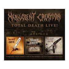 PLASTICHEAD Malevolent Creation - Total Death Live! (Cd) heavy metal