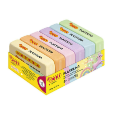 Plastilina tálca gyurma 6x50g válogatott pasztell színekben kreatív és készségfejlesztő