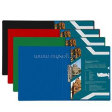 Plastweld PVC A4 fekete villámzáras mappa (62-010-0340) mappa