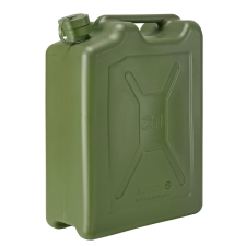 Platina Kert és Szerszám Pressol katonai olajzöld üzemanyagkanna 20liter, flexi csővel barkácsgép tartozék