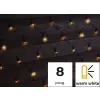 Platina Kert és Szerszám Tracon CHRNOP120WW Karácsonyi fényháló, kültéri/beltéri 230VAC, 5+1x1,5M, 120LED, 3,6W, 2600-2700K, IP44