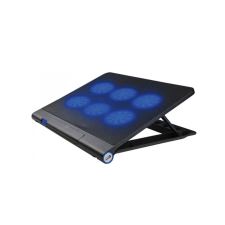 Platinet Notebook hűtőpad 17.3" fekete (PLCP6FB) (PLCP6FB) laptop kellék