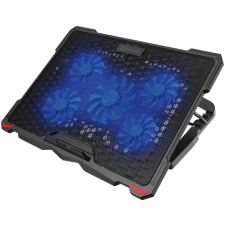 Platinet PLCP5FB 17.3" laptop hűtőpad - Fekete laptop kellék