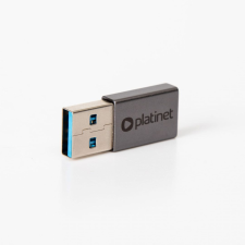 Platinet USB-A to USB-C Gen 1 Media Adapter Grey PMMA9050 kábel és adapter