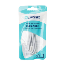 Platinet usb-c to usb-c 60w cable 1m white psccc120tw kábel és adapter
