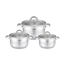  Platinum 6 részes rozsdamentes edénykészlet PL-10011-2 edény