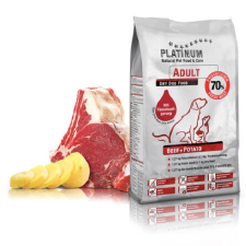 Platinum Adult Beef + Potato Kutyatáp marhahúsból 5kg ingyen szállítás kutyaeledel