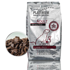 Platinum Natural Adult Lamb &Rice 2x5kg kutyaeledel