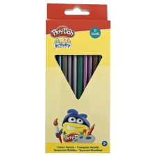  Play-Doh Art Metallic, háromszögletű színes ceruza 12 db-os színes ceruza
