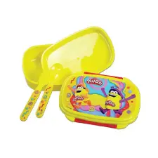 Play-Doh Happy szendvicsdoboz + evőeszköz szett uzsonnás doboz