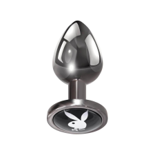 Playboy Tux - anál dildó - kicsi (ezüst) anál