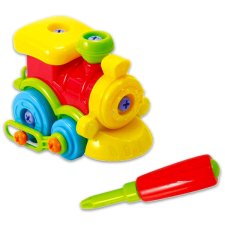 Playgo Toys 2008 Vonat szerelő szett csavarhúzóval egyéb bébijáték