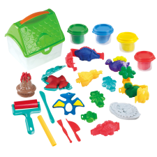 Playgo Toys Playgo Dínó dzsungel gyurma készlet - Vegyes szín gyurma