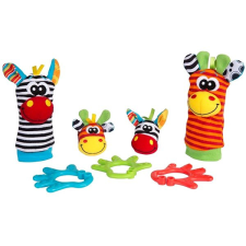 Playgro Jungle Friends Csörgő zokni és karkötő szett csörgő