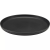 Playground Elements Lapos tányér, magasság: 30 mm, ø: 280 mm, fekete