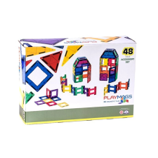 Playmags Kiegészítő készlet mágneses építőjáték 48 darabos makett