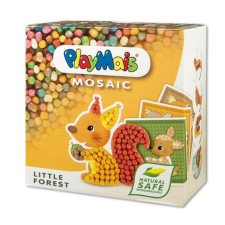Playmais mozaikkészítő szett - erdei állatok kreatív és készségfejlesztő