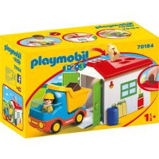 Playmobil 1.2.3 Teherautó formaválogató garázzsal 70184 playmobil