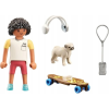 Playmobil 71612 my Life - Gördeszkás Fiú kutyával Építőjáték (71612)