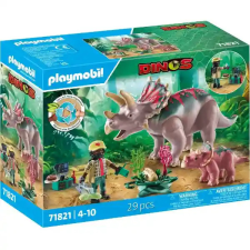 Playmobil 71821 Triceratops dino kicsinyével playmobil