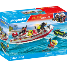 Playmobil City Action : 71464 - Tűzoltócsónak aqua scooterrel (71464) playmobil