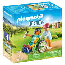 Playmobil City Life Kerekesszékben a beteg 70193 playmobil