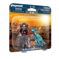 Playmobil duo csomag Velociraptor vadászat játékfigura
