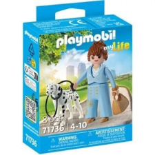 Playmobil : Kékruhás nő dalmatával barkácsolás, építés