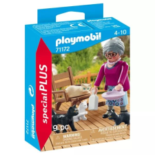 Playmobil : Nagymama cicákkal (71172) (71172) játékfigura