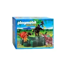 Playmobil Zoológus gorillákkal és okapikkal-- playmobil