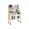 Playtive GR-2023 hangot adó, világító fa konyha 66 x 30 x 103 cm elektromos játék babakonyha hűtővel, sütővel, mikróval, mosogatóval, főzőlappal és kiegészítőkkel