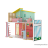 Playtive PF-9186 Stella Fashion Doll House modern divatos kétszintes fa játék babaház 7 db kiegészítővel, 59 x 66 x 30 cm