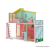 Playtive PF-9186 Stella Fashion Doll House modern divatos kétszintes fa játék babaház 7 db kiegészítővel, 59 x 66 x 30 cm
