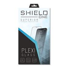  Plexi fólia iPhone 14 - ShieldOne Plexi kijelzővédő fekete kerettel mobiltelefon kellék