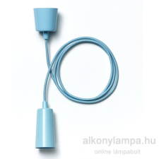 Plumen textil függeszték kék világítás