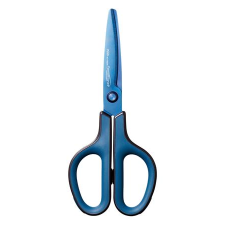 PLUS Olló, általános, 17,5 cm, "Fitcut Curve Premium", diplomatakék (35057) (PLUS35057) olló