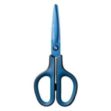 PLUS Olló, általános, 17,5 cm, PLUS "Fitcut Curve Premium", diplomatakék olló
