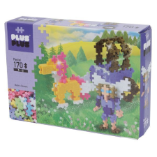 Plus-Plus : Pasztellszínű lovaskocsi barkácsolás, építés