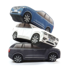  Plüss 2020 Volvo XC90 barna plüssfigura