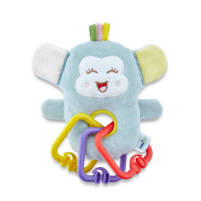 Plüss babajáték foggyűrűkkel Funny Monkey BabyJem (Szín: Pink) csörgő