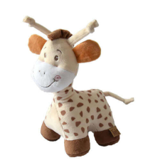 Plüss bébi zsiráf - zenélő játék - 23 cm plüssfigura