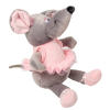  Plüss egér rózsaszín ruhában 25cm