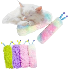  Plüss hernyó ölelő párna macskáknak - 30cm játék macskáknak