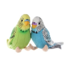  Plüss hullámos papagáj 14 cm plüssfigura