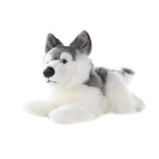 Plüss Husky kutya 34 cm plüssfigura