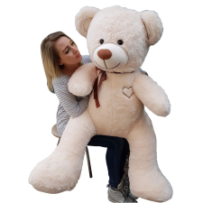 Plüss játék Maci 160 cm cream plüssfigura