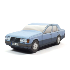 Plüss Mercedes-Benz W124 zöld plüssfigura